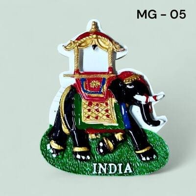 Decorative 3D Polyresin Refrigerator Magnet – Vivid Travel Souvenir, Spiritual Idol & Food Miniature Magnet