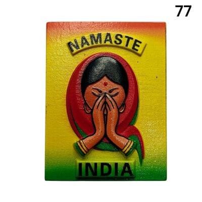 Decorative 3D Polyresin Refrigerator Magnet – Vivid Travel Souvenir, Spiritual Idol & Food Miniature Magnet