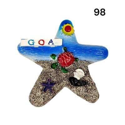 Decorative 3D Polyresin Refrigerator Magnet – Vivid Travel Souvenir, Spiritual Idol & Food Miniature Magnet