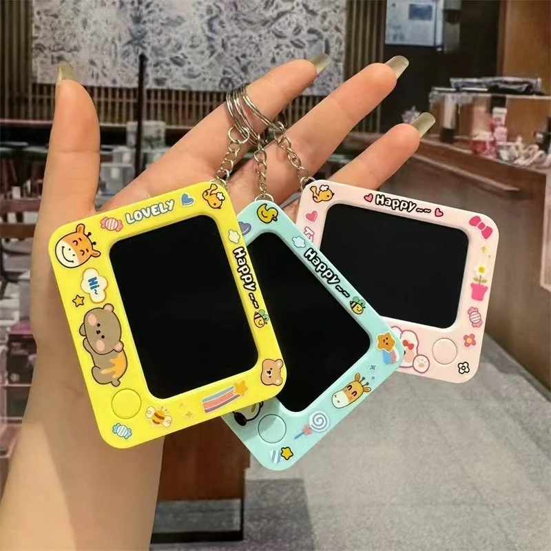 Portable Mini Writing Pad Keychain Toy - Fun Memo Notepad for Keys & Bags | Random Color