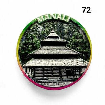 Decorative 3D Polyresin Refrigerator Magnet – Vivid Travel Souvenir, Spiritual Idol & Food Miniature Magnet