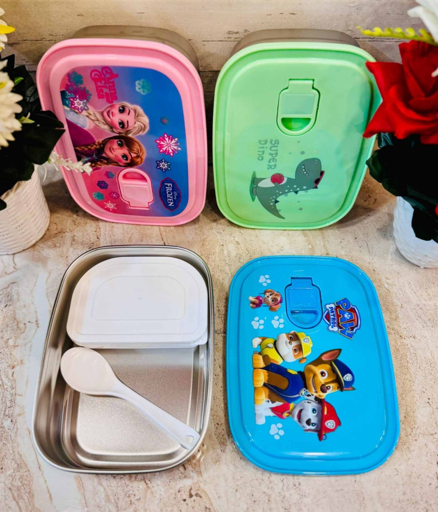 Stainless Steel Lunch Box with Favorite Character
