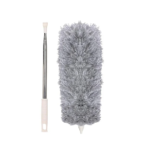 Microfiber Telescoping Duster - Extendable Long Handle for High Ceiling & Fan Cleaning