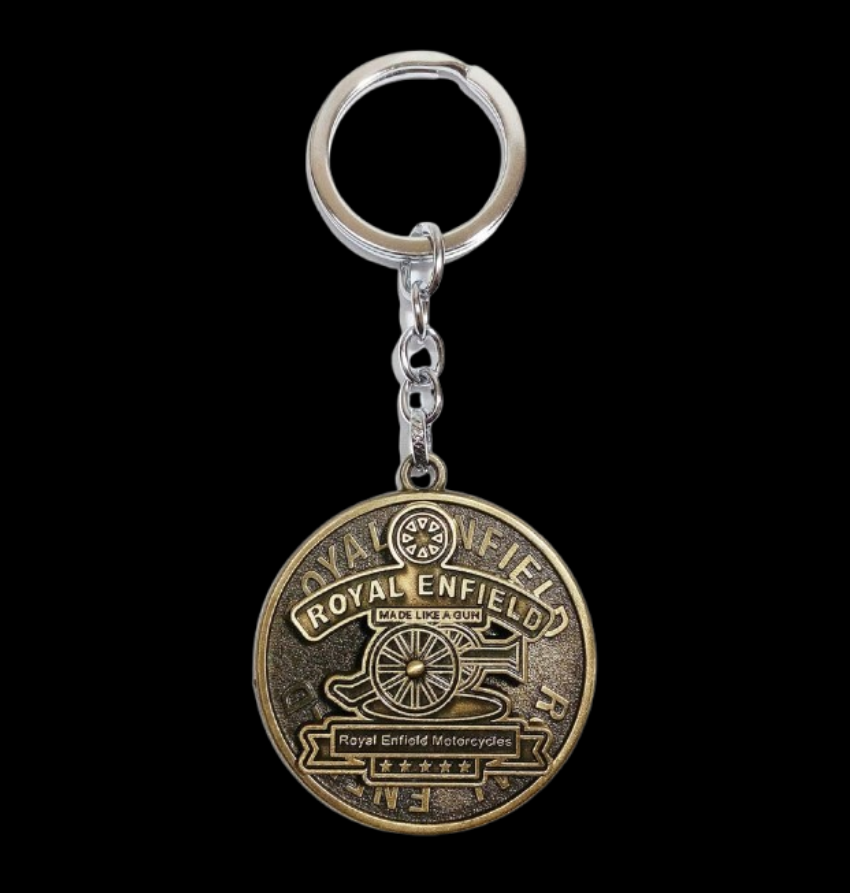 Premium Metal Spinning Keychain Ring - Rotating & Revolving Key Holder