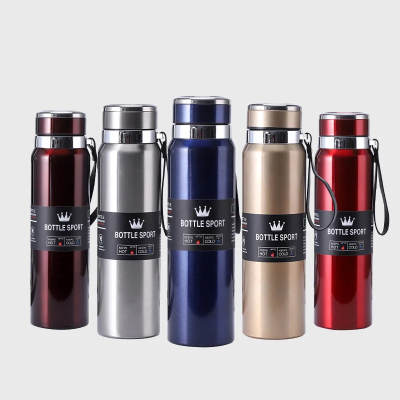 1L Thermal Water Bottle Keep Cold and Hot Water Bottle Thermos for Water Tea Coffee Vacuum Flasks Stainless Steel Thermos Bottle