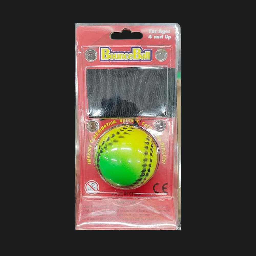 Wrist Band Bouncy Rubber Return Ball | String Ball | Yoyo Ball | Perfect Birthday Party Gift for Children, Kids, and Toddlers