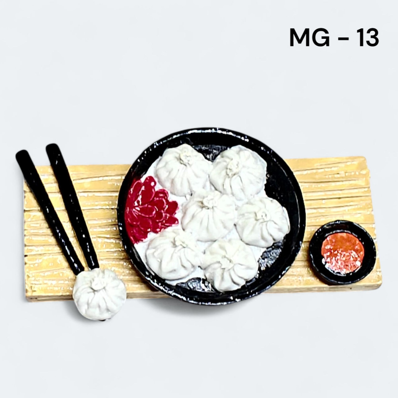 Decorative 3D Polyresin Refrigerator Magnet – Vivid Travel Souvenir, Spiritual Idol & Food Miniature Magnet
