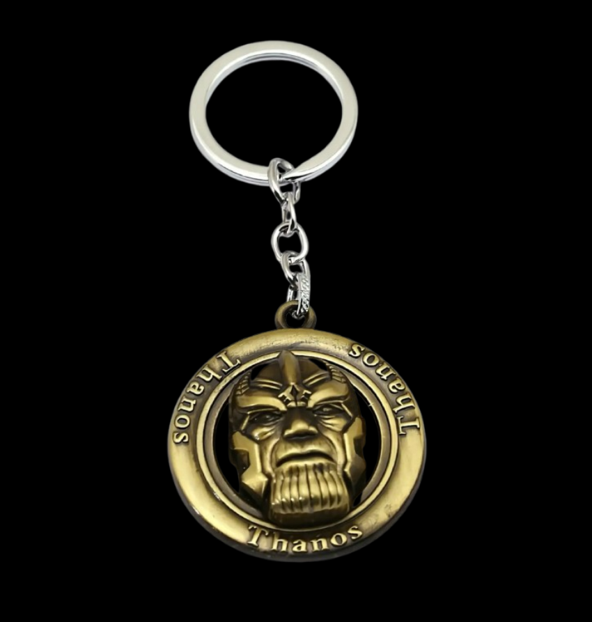 Premium Metal Spinning Keychain Ring - Rotating & Revolving Key Holder