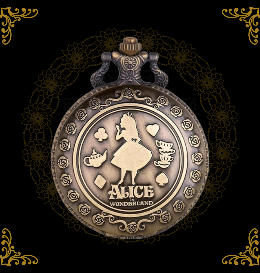 Vintage Brass Quartz Pocket Watch Keychain Pendant - Antique Finish Gift for Boys & Girls