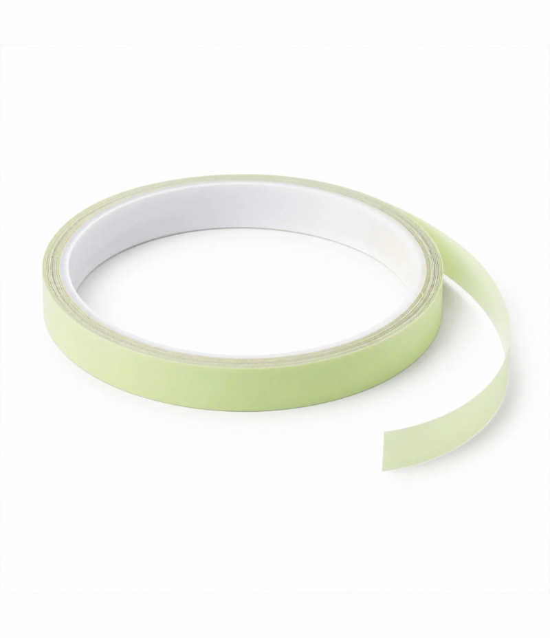 Bright Fluorescent Glow in the Dark Tape | Luminous Safety, Craft & Decor