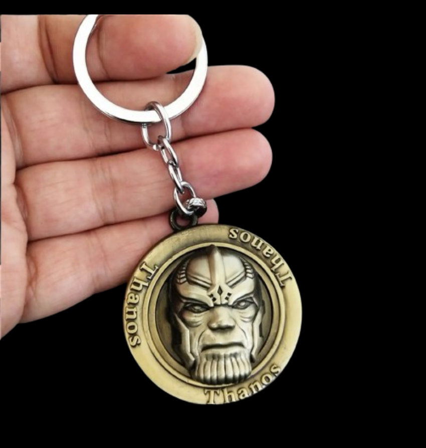 Premium Metal Spinning Keychain Ring - Rotating & Revolving Key Holder