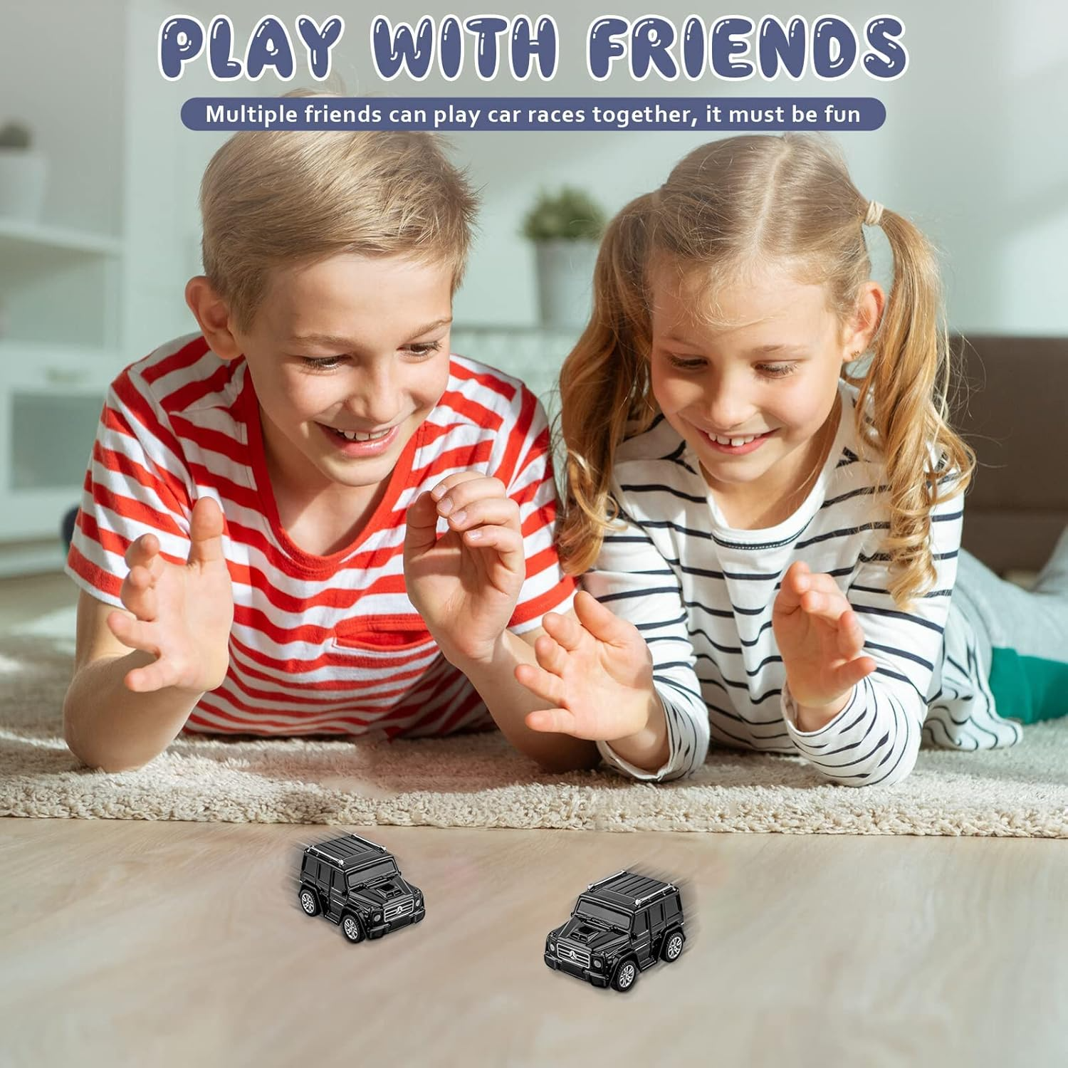 Watch Remote Control Car Toy, 2.4 GHz Watch Racing Car Toy with USB Charging, Car Watch for Kids with Remote Control, Interactive Toys, Ideal Gift for Boys and Girls