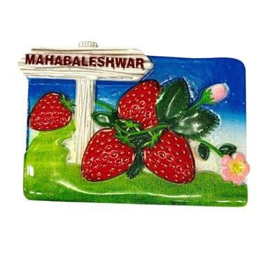 Decorative 3D Polyresin Refrigerator Magnet – Vivid Travel Souvenir, Spiritual Idol & Food Miniature Magnet