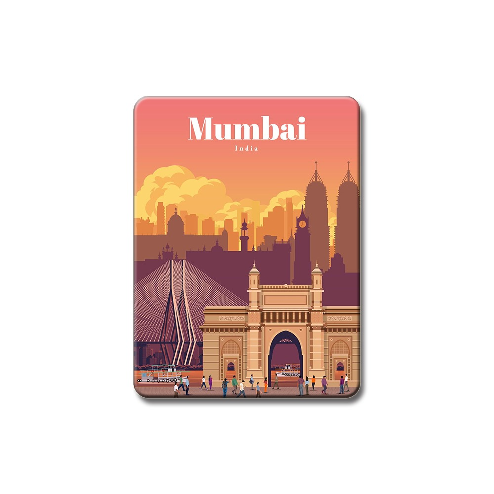 Glossy MDF Wooden Cutout Refrigerator Magnet – Pop Culture, Food & Travel Magnetic Decor Art
