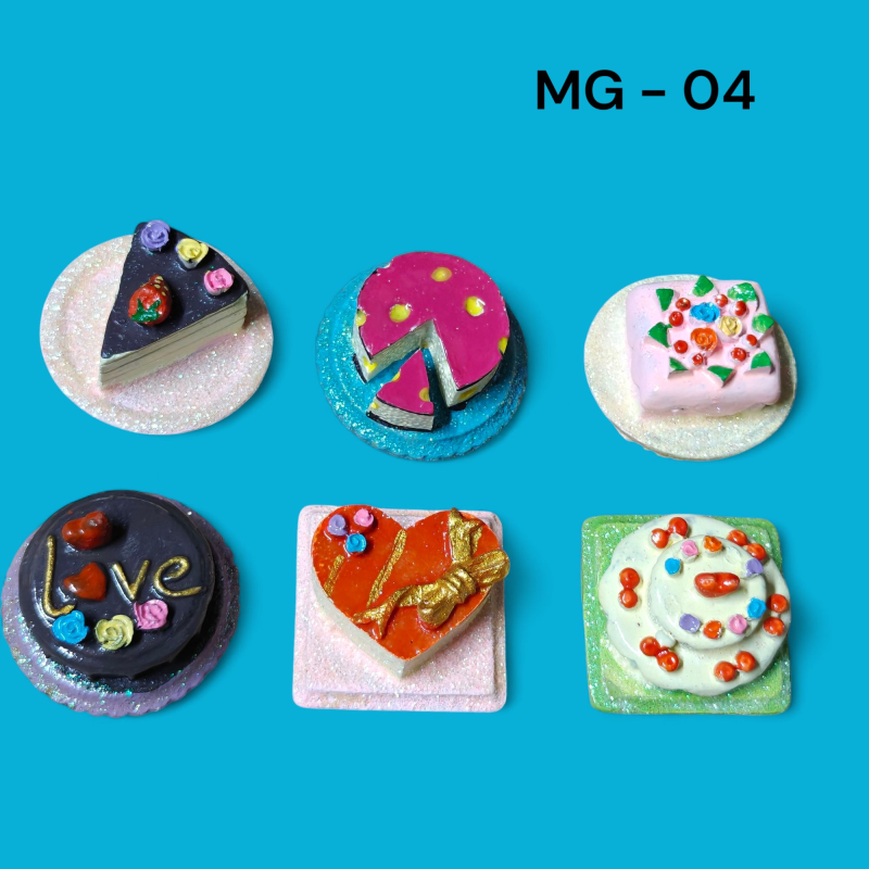 Decorative 3D Polyresin Refrigerator Magnet – Vivid Travel Souvenir, Spiritual Idol & Food Miniature Magnet