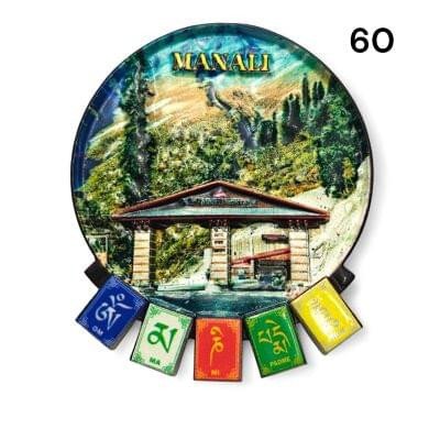 Decorative 3D Polyresin Refrigerator Magnet – Vivid Travel Souvenir, Spiritual Idol & Food Miniature Magnet