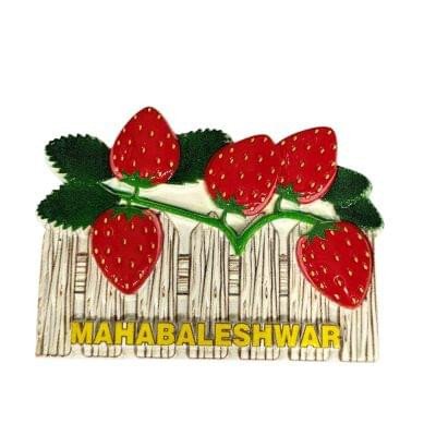 Decorative 3D Polyresin Refrigerator Magnet – Vivid Travel Souvenir, Spiritual Idol & Food Miniature Magnet