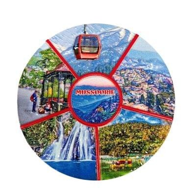 Decorative 3D Polyresin Refrigerator Magnet – Vivid Travel Souvenir, Spiritual Idol & Food Miniature Magnet
