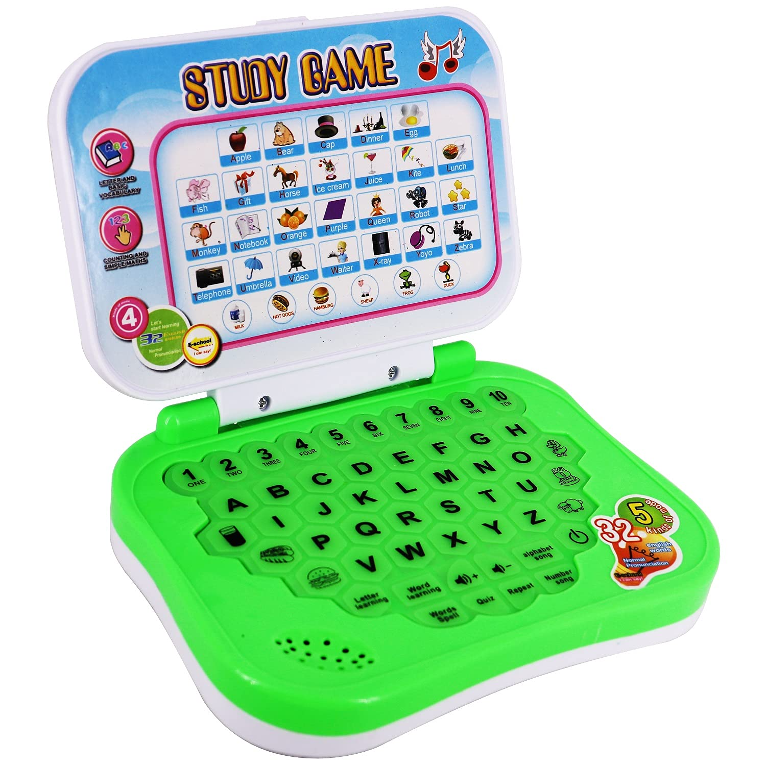Mini Learning Computer Game Laptop for Kids with Learning Games / Educational Laptop for Kids / Fun and Learn Activity / Children's Laptop Educationa