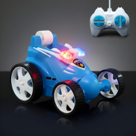 360 Police Stunt Car Remote Control | Double-Sided Rechargeable RC Car with Flashing Lights, Spins & Flips | Off-Road Toy Vehicle for Boys Ages 4 to 10 Years