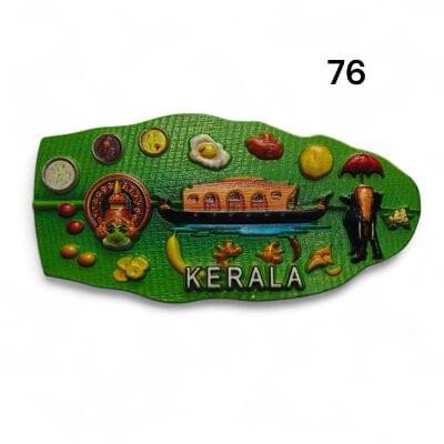 Decorative 3D Polyresin Refrigerator Magnet – Vivid Travel Souvenir, Spiritual Idol & Food Miniature Magnet