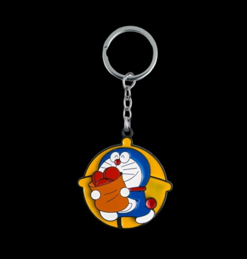 Premium Metal Spinning Keychain Ring - Rotating & Revolving Key Holder